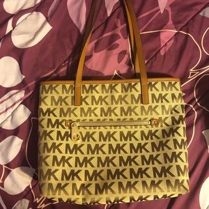 Michael Kors logo print bag